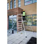 Aliuminio bokštai Minimax, 0.75m x 1.82m x H=1.7m(platforma)